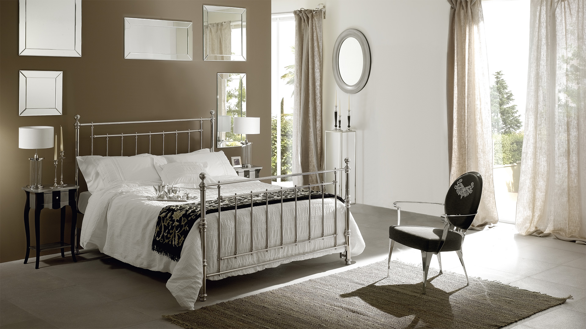 Letto matrimoniale stile inglese: camera da letto in stile country ...