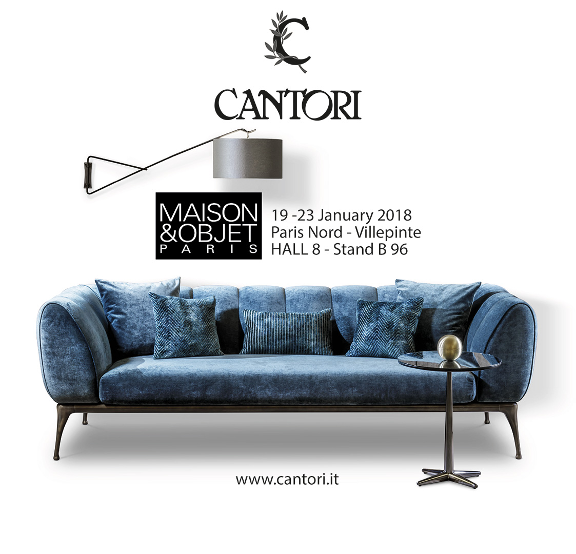 Cantori al Maison & Objet di Parigi 2018 - Cantori