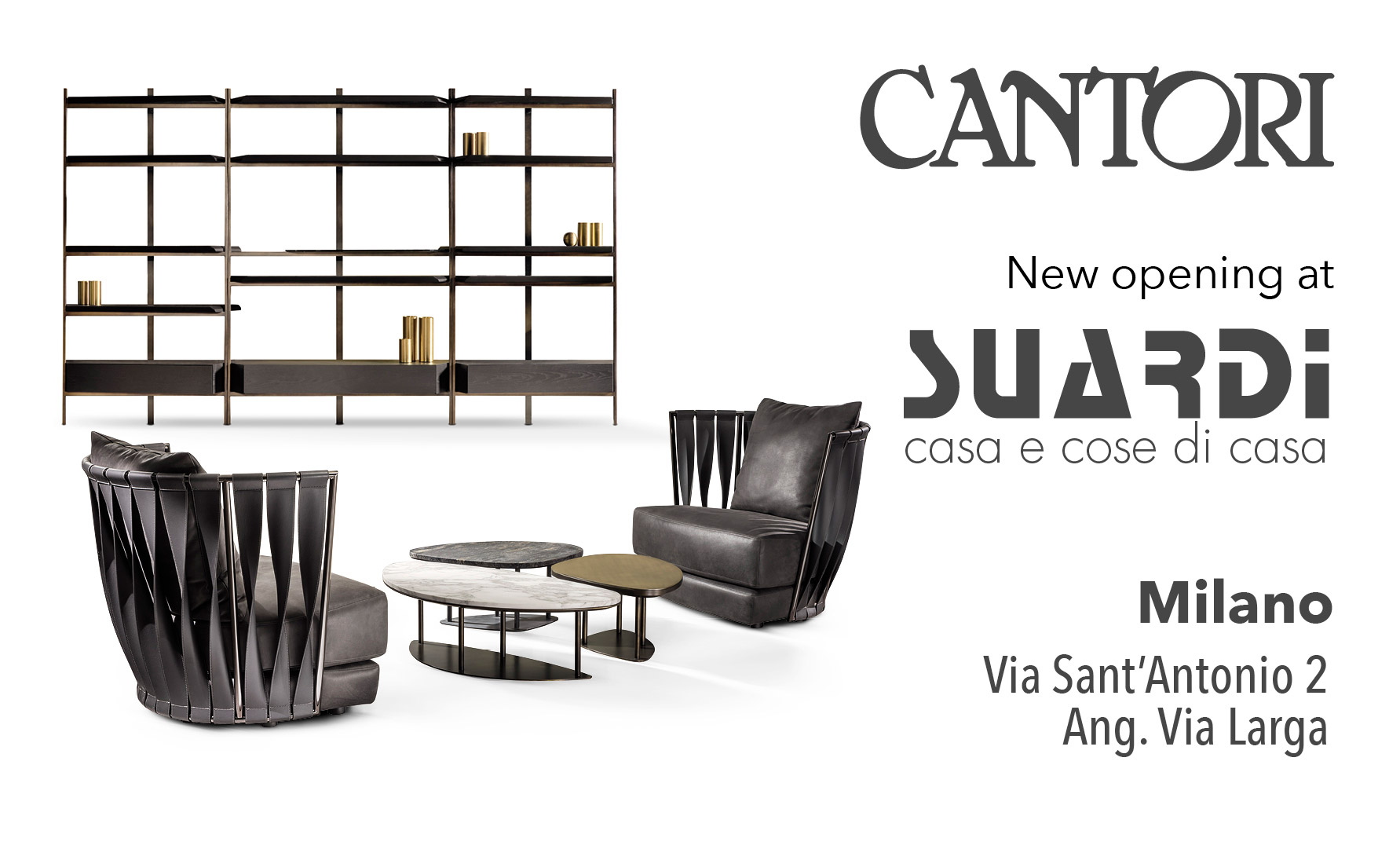 A new Milanese storefront for Cantori - Cantori