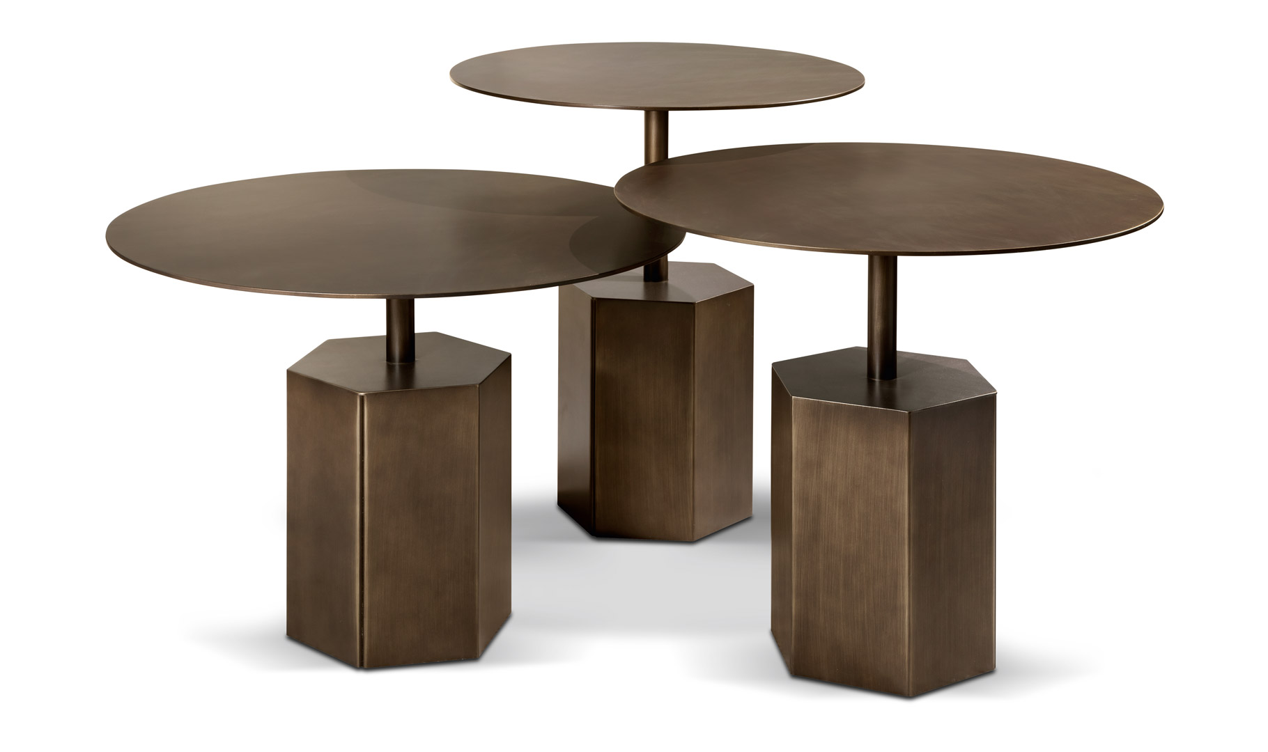 Esagono coffee and side tables - Cantori