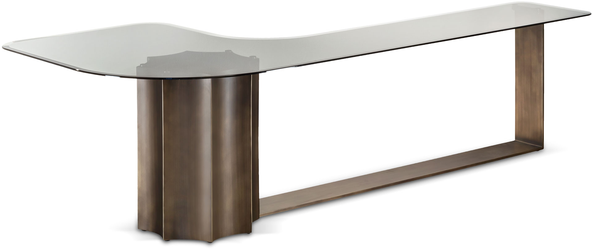 Florio curved coffee table - Cantori